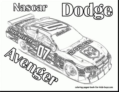 Get This Free Printable Nascar Coloring Pages For Children