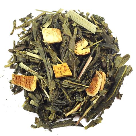 Tea Of The Day Lemon Sencha Iced Tea This Delicately Scented Green Tea