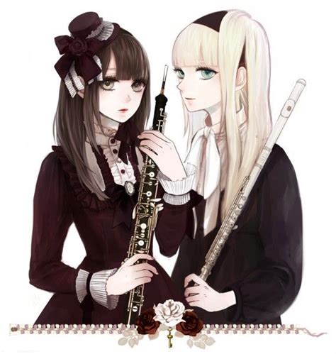 Anime Girl With Flute Tags Anime Eiri Lolita Fashion