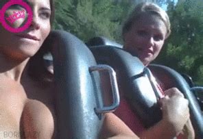 Flashing On The Roller Coaster Porn Pic