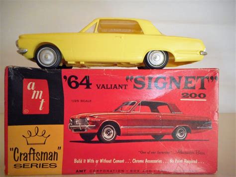Amt 4824 Plastic Model Kit 1964 Plymouth Valiant Assembled Stock With