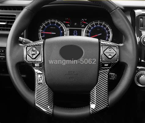 For 2014 2020 Toyota Tundra Carbon Fiber Abs Interior Steering Wheel