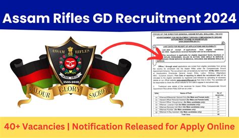 Assam Rifles Gd Recruitment Vacancies Notification