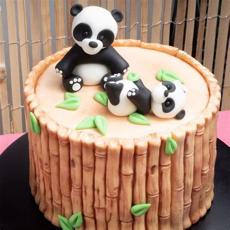 Bamboo Panda Cake Funcakes Recipe Panda Cakes Bear Cake Topper