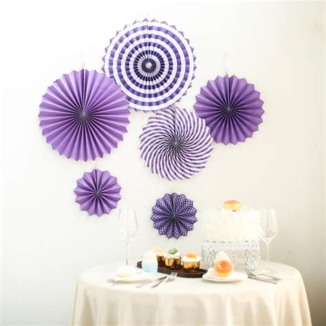 Paper Fans Wall Hanging Decorations Wedding Party Accessories Events