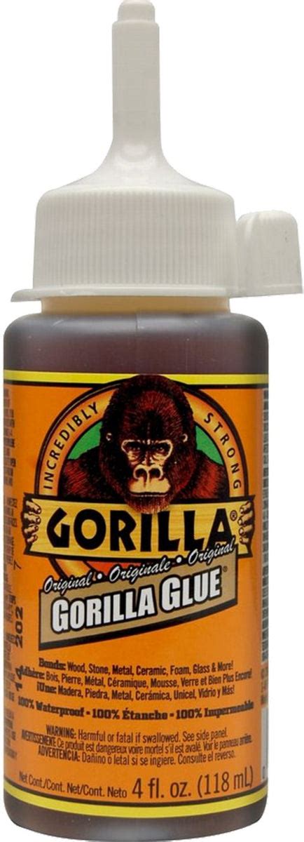 Gorilla Glue Original Gorilla Glue 4 Oz 118ml Customdecorca
