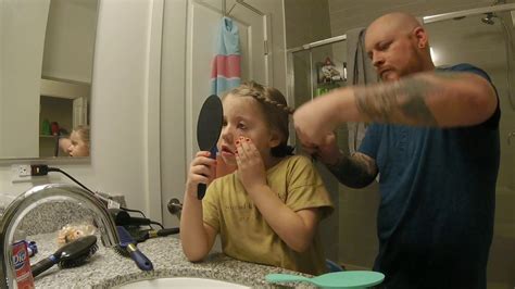 Dad Doing Daughters Hair YouTube