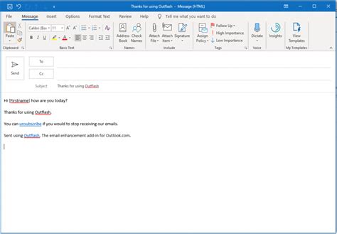 How To Create And Use An Outlook Email Template Phillip Hughes