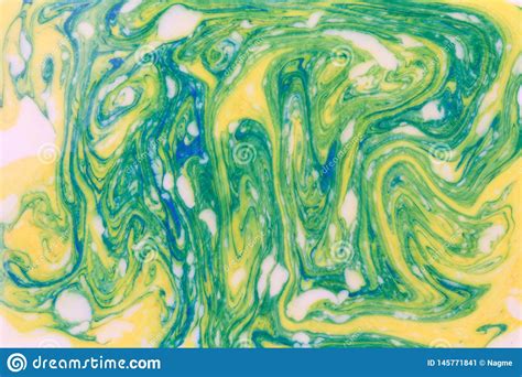 Green Yellow Blue Marble Background Stock Image Image Of Green