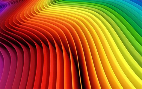 Download Wallpaper 2560x1600 Rainbow Colors Curves Abstract Hd Background