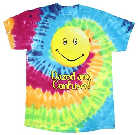 Buy Dazed And Confused Smiley Face Tie Dye Licensed Graphic T Shirt