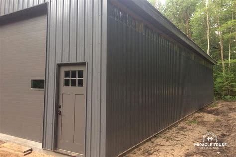 Do you have a need for a garage? Easy Assemble DIY Metal Garage or Shop | Miracle Truss