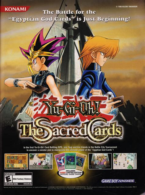 Video Game Print Ads — “yu Gi Oh The Sacred Cards” Gamepro December
