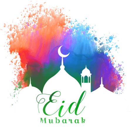 Abstract Color Mosque Moon Eid Mubarak Png Eid 2021 Eid Al Fitr