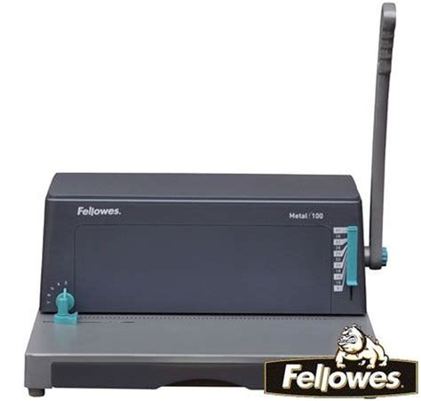 Encuadernadora espiral metàllic FELLOWES METALL 100 MC E0309 Fellowes