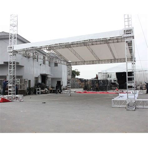 Aluminum Outdoor Concert Roof Truss Systems For Stage Roof Truss Stage
