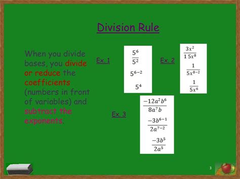 Multiplying And Dividing Exponents