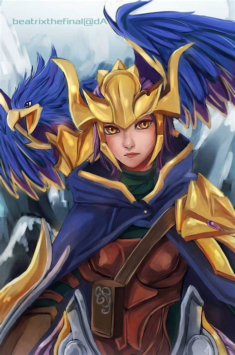 League Of Legends Quinn And Valor By Bekkomi On Deviantart Lol