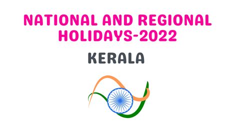 List Of National And Regional Holidays Of Kerala In 2022 Hr