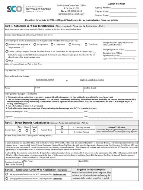 Idaho W9 Fill Out And Sign Online Dochub