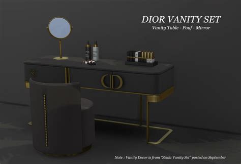 Sims 4 Vanity Set By Leo Sims The Sims Game