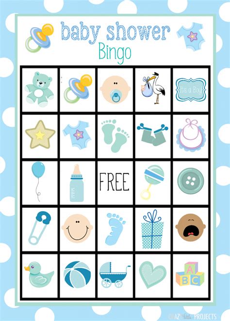 Free Printable Blank Baby Shower Bingo Cards Free Printable Baby