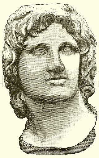 Bust Of Alexander The Great Stock Image Look And Learn