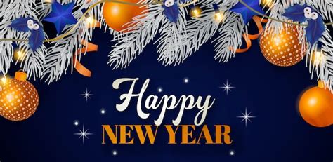 Happy New Year Cover Vector Free Download