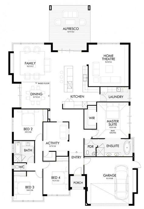 Maison La Japonaise Design Moderne Plan Architecture Australie Modern Floor Plans House