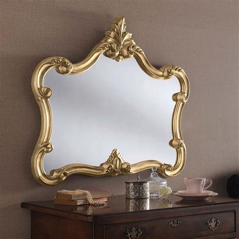 Antique French Style Gold Ornate Wall Mirror Wall Mirrors