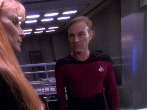 When Did Patrick Stewart Appear In Star Trek With Hair