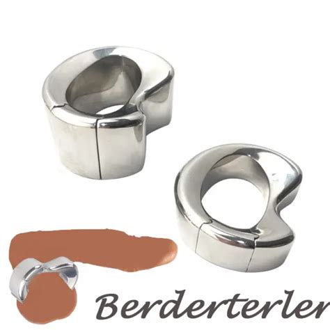Stainless Steel Lock Ring Heavy Duty Male Metal Ball Stretcher Scrotum