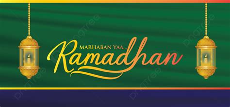 Silk Green Background With Marhaban Ya Ramadhan Green Silk Ramadan