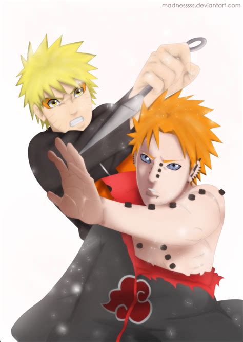 Naruto Vs Pein By Madnesssss On Deviantart