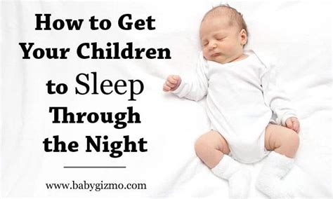 Ten Tips On Getting Your Children To Sleep Through The Night
