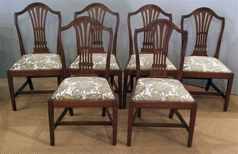 Plywood with oak effect veneer. Set of 6 antique mahogany dining chairs : Antique Dining ...