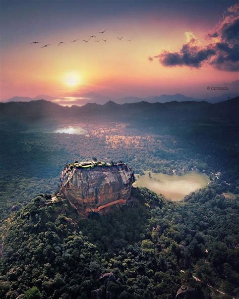 N Amazing Journey To Sunrise Over Sigiriya Is An Ancient Rock Fortress
