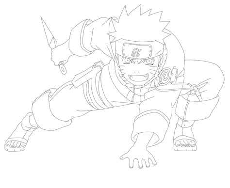 Naruto Uzumaki Pts Lineart By Dennisstelly On Deviantart