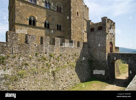 Medieval Castello Di Poppi Poppi Castle Or Castello Dei Conti Guidi