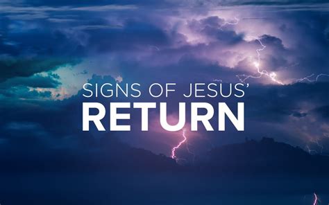 Signs Of Jesus Return Grace Church Stl