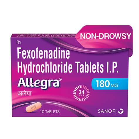 Allegra 180 Tablet Uses Side Effects Precautions Netmeds