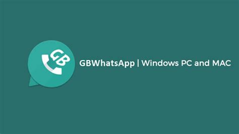 Download Latest Gb Whatsapp For Pc On Windowsmac 2018