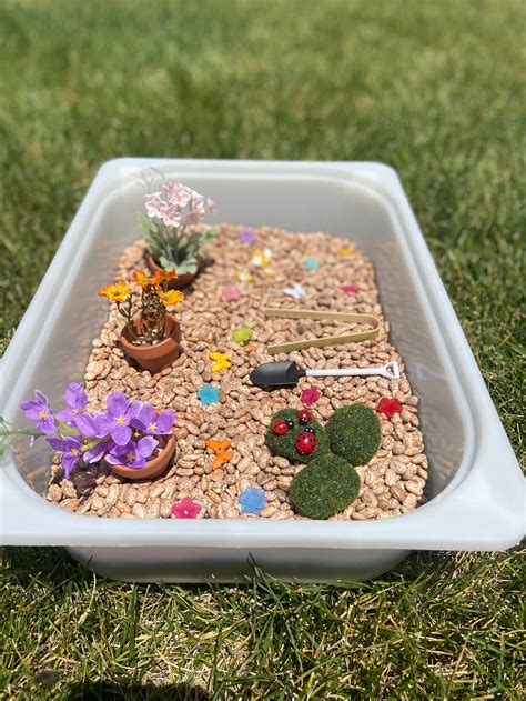 In The Garden Sensory Bin Garden Theme Sensory Kit Etsy Uk