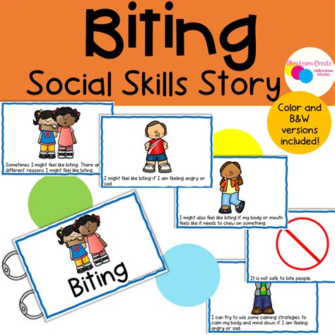 Biting Social Skills Story For Toddler Ad Preschool Classful