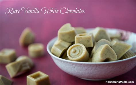 Nourishing Meals How To Make Raw Vanilla White Chocolates Dairy Free