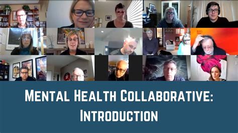 Mental Health Collaborative Introductory Meeting Youtube