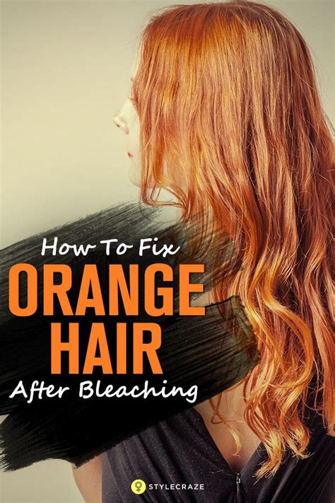 How To Fix Orange Hair After Bleaching 6 Quick Tips