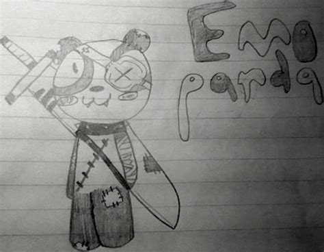 Emo Panda Friend By Happyspaznoodle On Deviantart