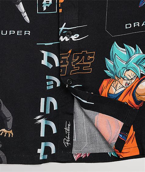 Primitive skateboarding is a premium hardgoods company founded by professional skateboarder, paul rodriquez jr. Primitive x Dragon Ball Super Goku Black Rose Versus Short Sleeve Button Up Shirt | Zumiez