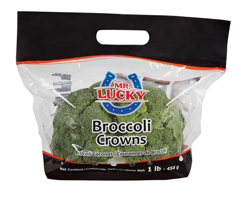 Mr Lucky Bagged Broccoli Crowns Shop Broccoli Cauliflower And Cabbage